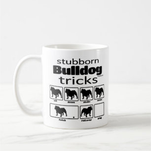 Stubborn Bulldog Tricks Kaffeetasse