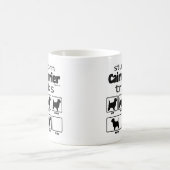 Stubborn Cairn Terrier Tricks Kaffeetasse (Mittel)