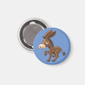 Stubborn Cartoon Donkey Magnet (Vorderseite/Rückseite)