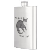 Stubborn Cat Flachmann (Links)