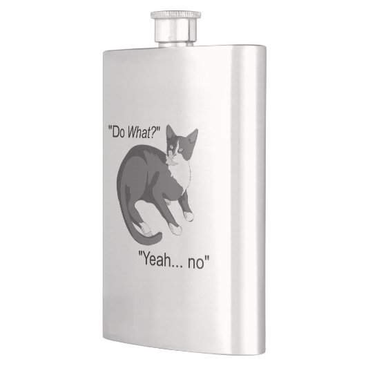 Stubborn Cat Flachmann (Links)