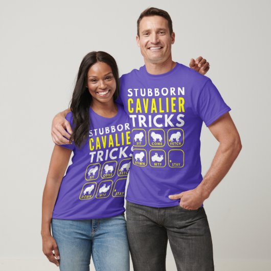 Stubborn Cavalier Tricks - Hundetraining T-Shirt (Unisex)