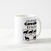 Stubborn Cavalier Tricks Kaffeetasse (VorderseiteRechts)