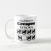 Stubborn Cavapoo Tricks Kaffeetasse (Links)