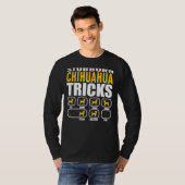 Stubborn Chihuahua Tricks Funny T-Shirt (Vorne ganz)
