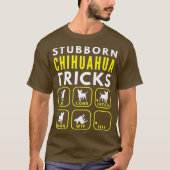 Stubborn Chihuahua Tricks - Hundetraining Premium T-Shirt (Vorderseite)