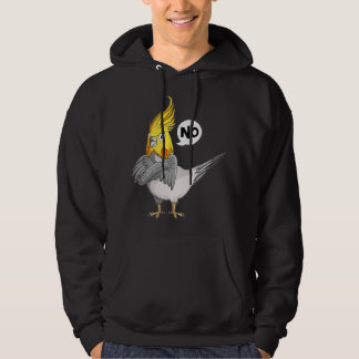 Stubborn Cockatiel Bird Liebhaber von Kindern Frau Hoodie