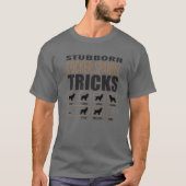 Stubborn Cocker spanel design for passionate dog T-Shirt (Vorderseite)