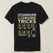 Stubborn Conure Parrot Tricks I Green Cheap T-Shirt (Design vorne)