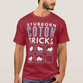 Stubborn Coton de Tulear Tricks - Dogentraining T-Shirt (Vorderseite)