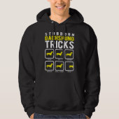 Stubborn-Dackel-Tricks Hoodie (Vorderseite)