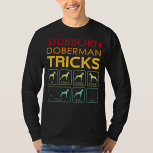 Stubborn Doberman Tricks Vintag T-Shirt