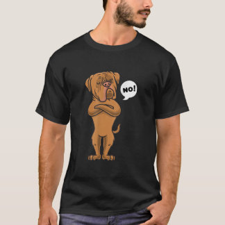 Stubborn Dog Bordeaux T-Shirt