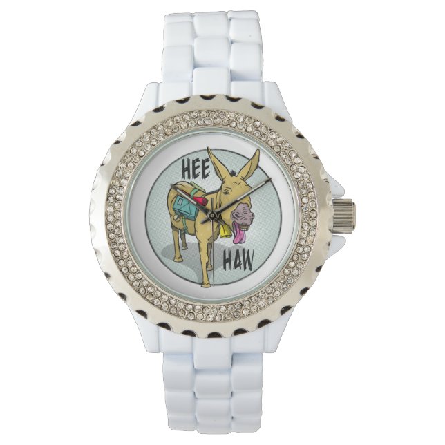 Stubborn Donkey Armbanduhr (Vorderseite)
