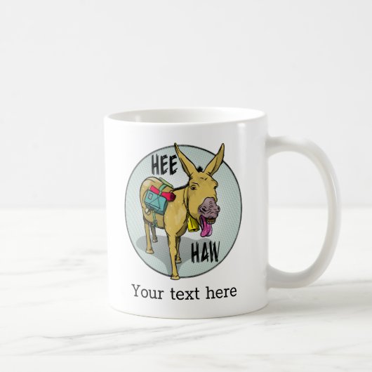 Stubborn Donkey Kaffeetasse (Rechts)