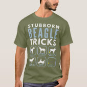 Stubborn English Beagle Tricks - Dog Training T-Shirt (Vorderseite)
