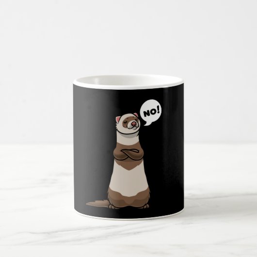 Stubborn Ferret Kaffeetasse (Mittel)