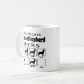 Stubborn German Shepherds Tricks Kaffeetasse (Vorderseite Links)