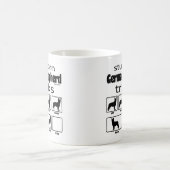 Stubborn German Shepherds Tricks Kaffeetasse (Mittel)