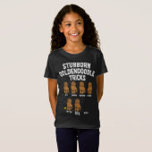 Stubborn Goldendoodle Tricks Funny Dog Trainer Mam T-Shirt (Vorne ganz)