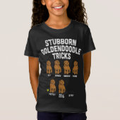 Stubborn Goldendoodle Tricks Funny Dog Trainer Mam T-Shirt (Vorderseite)