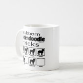 Stubborn Goldendoodle Tricks Kaffeetasse (Vorderseite Links)