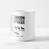 Stubborn Greater Swiss Mountain Dog Tricks, Funny  Kaffeetasse (Vorderseite Links)