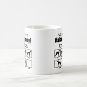 Stubborn Italian Greyhound Tricks Kaffeetasse (Mittel)