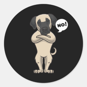 Stubborn Kangal Anatolian Shepherd Dog lustig Runder Aufkleber