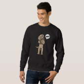 Stubborn Labradoodle Dog Sweatshirt (Vorne ganz)