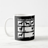 Stubborn Labrador Retriever Dog Tricks V2 Kaffeetasse (Links)