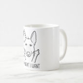 Stubborn Malinois Dog Belgian Shepherd Dog Kaffeetasse (VorderseiteRechts)