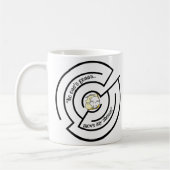 Stubborn-Maus in Käse-Maze Kaffeetasse (Links)