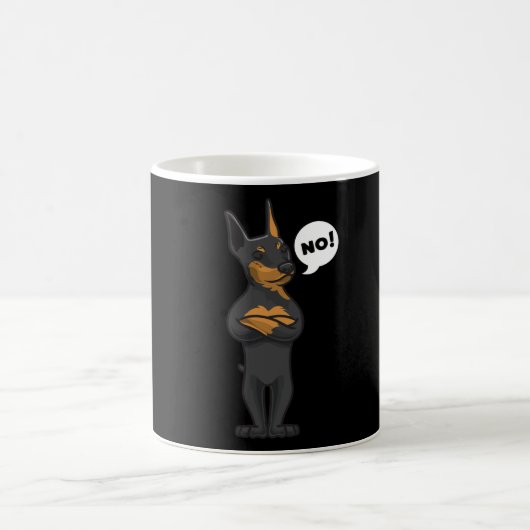 Stubborn Miniature Pinscher Kaffeetasse (Mittel)