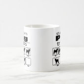 Stubborn Mops Tricks Kaffeetasse (Mittel)