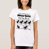 Stubborn Morkie Tricks T-Shirt (Vorderseite)