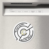 Stubborn Mouse Cheese Maze Funny Magnet (In Situ (Geschirrspüler))