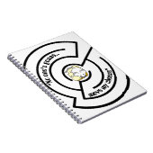 Stubborn Mouse Cheze Maze Notizblock (Rechte Seite)