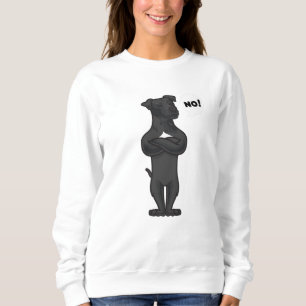 Stubborn Patterdale Terrier Dog lustig Sweatshirt