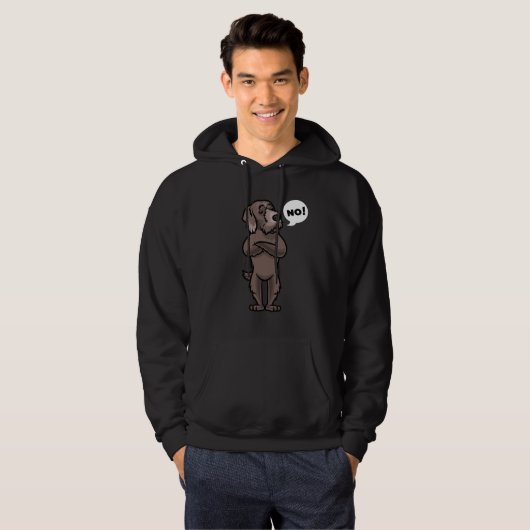 Stubborn Pudelpointer Hoodie (Vorne ganz)