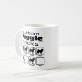 Stubborn Puggle Tricks Kaffeetasse (Vorderseite Links)