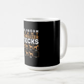 Stubborn Riesenschnauzer Dog Tricks Graphic Kaffeetasse (VorderseiteRechts)