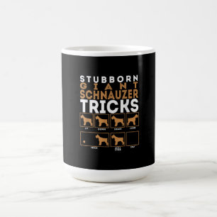 Stubborn Riesenschnauzer Dog Tricks Graphic Kaffeetasse