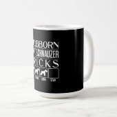 Stubborn, Riesenschnauzer, Funny Giant Schna Kaffeetasse (VorderseiteRechts)