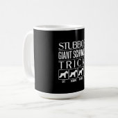 Stubborn, Riesenschnauzer, Funny Giant Schna Kaffeetasse (Vorderseite Links)