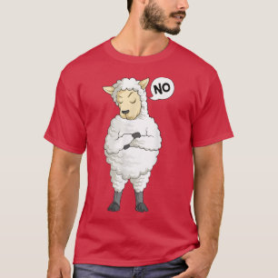 Stubborn Schafe Bauern Kinder Frauen T-Shirt