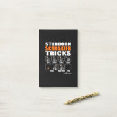 Stubborn Schnauzer Tricks Funny Schnauzer Geschenk Post-it Klebezettel (Auf Schreibtisch)