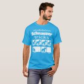 Stubborn Schnauzer Tricks T-Shirt (Vorne ganz)