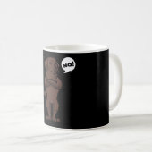 Stubborn Schokolade Labrador Retriever Dog lustig Kaffeetasse (VorderseiteRechts)