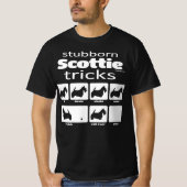 Stubborn Scottie Tricks T-Shirt (Vorderseite)